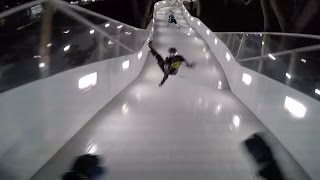 Worst POV crash in history of red bull crashed ice  SLOW MOTION [upl. by Ennairol]