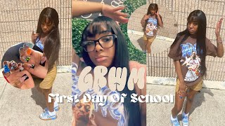 GRWM FIRST DAY OF SCHOOL wayy long overdue sorry junior year  Niandrea [upl. by Delanie88]