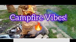 Campfire Vibes  Canopy Tent Set up foryou fyp explore exploremore [upl. by Salisbarry]