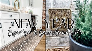 Decorate and Organize with Me New Year Decor and Organizing Ideas [upl. by Galen289]