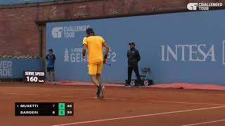 Musetti Hits STUNNING Backhand Smash Winner [upl. by Blumenthal]