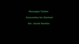 Concertino for Clarinet by Giuseppe Tartini [upl. by Nicola614]