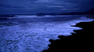 Deep Sleeping 10 Hours  Night Sounds Ocean Waves For Relaxation amp Eliminate Stress Healing Body [upl. by Fidelas]