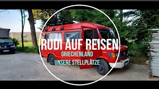 Mit Rudi in Griechenland  unsere Stellplätze  Directors Cut [upl. by Dorsy941]