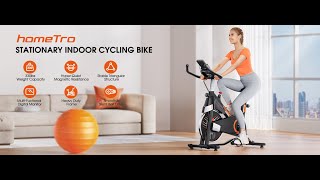 homeTro Exercise Bikes Installation Video [upl. by Aaberg]