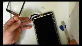 How to replace Glass Digitizer on the Samsung Galaxy Tab 3 SMT210R [upl. by Nylloc]