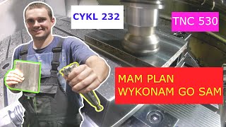 Co to jest planowanie powierzchni Cykl 232 Heidenhain TNC 530 [upl. by Hitt123]