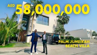 INSIDE A CUSTOMBUILT BEACHFRONT VILLA IN PALM JUMEIRAH  DUBAI PROPERTY VLOG NO 94 [upl. by Yoj]