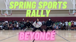 Diva Homecoming Live Beyoncé Dance IN SCHOOL  Spring Sports Rally  ft hype juniors [upl. by Kellby572]