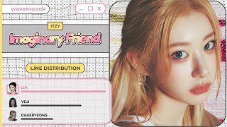 ITZY Imaginary Friend Line Distribution [upl. by Ainelec370]