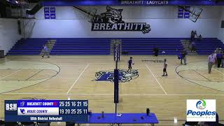 High School Volleyball Breathitt County vs Wolfe County  09172024 [upl. by Nnel]