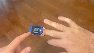 AampD Medical Fingertip Pulse Oximeter Review and Demo [upl. by Photina]