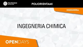 Ingegneria Chimica Laurea triennale [upl. by Emmer]