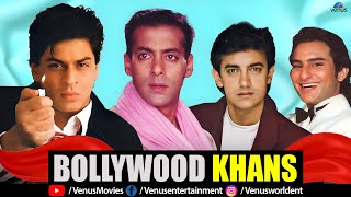 Bollywood Khans  Shahrukh Khan  Salman Khan  Aamir Khan  Saif Ali Khan  Jukebox 1 [upl. by Rehpinej]