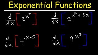 Derivatives of Exponential Functions [upl. by Atnuahsal]