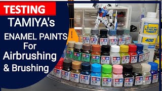 Testing Tamiyas Enamel Paints For Airbrush amp Brushing  How To Thin Them For Airbrushing [upl. by Ljoka936]