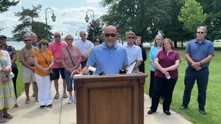 Auburn Mayor Jimmy Giannettino on Owasco Lake water quality [upl. by Arihsak]