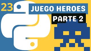 JUEGO Heroe vs Monstruos PARTE 2  Cómo aplicar polimorfismo en python [upl. by Lednyk]