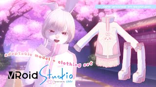 【VRoid】Showcase of my 1st Adoptable Model Usagi うさぎ  KarihaVR [upl. by Burnley]