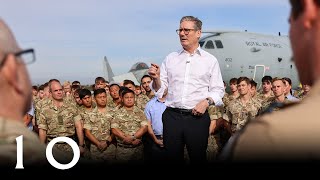 Keir Starmer addresses British troops in Cyprus [upl. by Sido363]