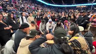 Iron Wood singers intertribal contest song🔥🪶 he sapa wacipi 2024 [upl. by Sturdivant]