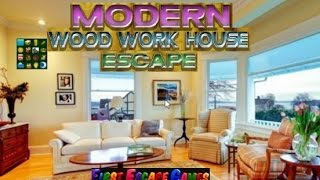 Modern Wood Work House Escape walkthrough  FEG [upl. by Ayrad596]