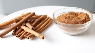 How to Make Ground Cinnamon from Cinnamon Sticks [upl. by Netsud858]