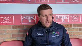 POST MATCH INTERVIEW  James Duncan  Chesham United 1 Hayes amp Yeading 0  29th March 2024 [upl. by Kenwood]