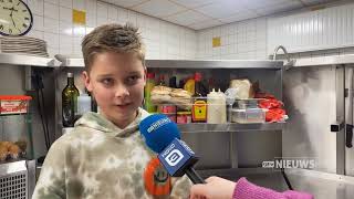 Leerlingen stellen gezond kindermenu samen voor eetcafé in Cromvoirt [upl. by Kenwrick]