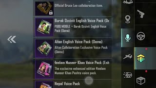 Burak ozcivit English all voice pack PUBG MobileBGMI  Blazing lion crate opening new [upl. by Llerud829]