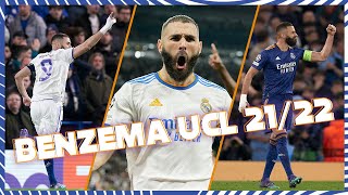 All 15 Champions League 2122 goals  Karim Benzema  Real Madrid [upl. by Yelsiap]