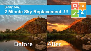 Fast Easy Photoshop Sky replacement [upl. by Ideih]