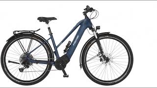 FISCHER Trekking EBike VIATOR 80i blau RH 43 45 50 oder 55 cm 28 Zoll 711 Wh [upl. by Ot]