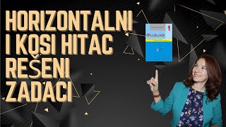 Fizika 1 Horizontalni i kosi hitac  rešenja zadataka 126 127 i128 iz Krugove zbirke [upl. by Ahtera473]