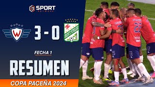 WILSTERMANN 3  0 ORIENTE Resumen del Partido  Copa Paceña 2024 [upl. by Akenihs]