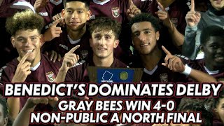 St Benedicts Prep 4 Delbarton 0  NonPublic A North Final  Gray Bees End 34 Year Title Drought [upl. by Atinad]