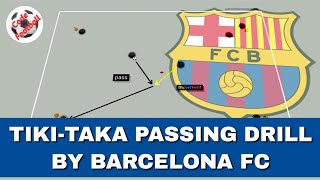 Tikitaka passing drill by Barcelona FC [upl. by Clarisa237]