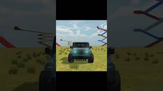 Thar ganster look 😈  Indian car simulator game gameshorts automobile gaming ytshorts shorts [upl. by Latsyrhk]