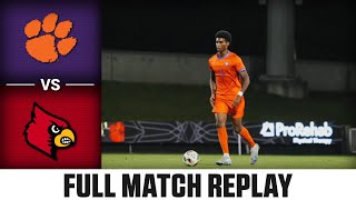 Clemson vs Louisville Full Match Replay  2024 ACC Mens Soccer [upl. by Maisel]