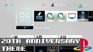 PS4  Playstation 1 20th Anniversary Theme [upl. by Hortense619]