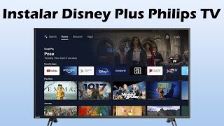 Como descargar aplicacion disney plus en smart TV Philips [upl. by Aidne381]