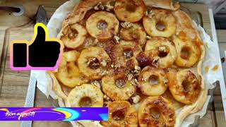 Recette de Tarte aux Pommes et aux Noix SybilLaParisienne [upl. by Brig712]