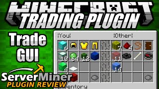 How to use trading GUI in Minecraft with Trading Plugin [upl. by Nyleak]