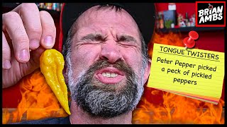 Devils Tongue Pepper Tongue Twisters INSANE CHALLENGE [upl. by Quincey]