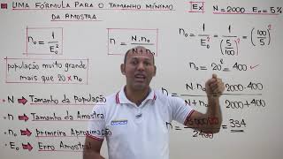 COMO CALCULAR O TAMANHO DA AMOSTRA [upl. by Niassuh]