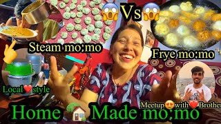 Home 🏠 made momoLocal😎StyleKate😄hasyako hola😍Sane layMeetup❣️SaGaRSKVlog [upl. by Avie580]