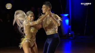 Ricardo amp Karen Chile amp Argentina Professional Salsa Cabaret Final Round World Salsa Summit 2017 [upl. by Yrellam]