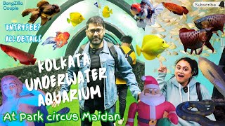 Park Circus Fish Aquarium  First time in Kolkata  Kolkatas first Underwater Tunnel Aquarium 2024 [upl. by Nightingale627]