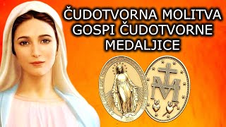 ČUDOTVORNA MOLITVA GOSPI ČUDOTVORNE MEDALJICE [upl. by Inaffyt479]