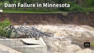 Rapidan Dam Breached by Flood Waters in Southern Minnesota [upl. by Suriaj]